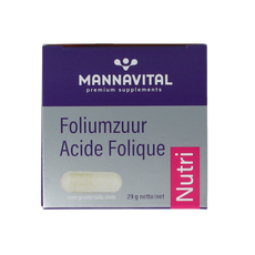 Mannavital Foliumzuur platinum 90.00 Vegetarische capsules