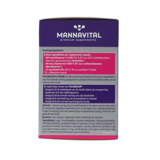 Mannavital Foliumzuur platinum 90.00 Vegetarische capsules