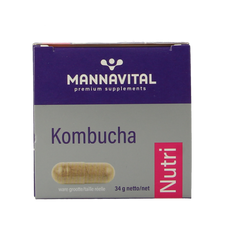 Mannavital Kombucha platinum 60.00 Vegetarische capsules