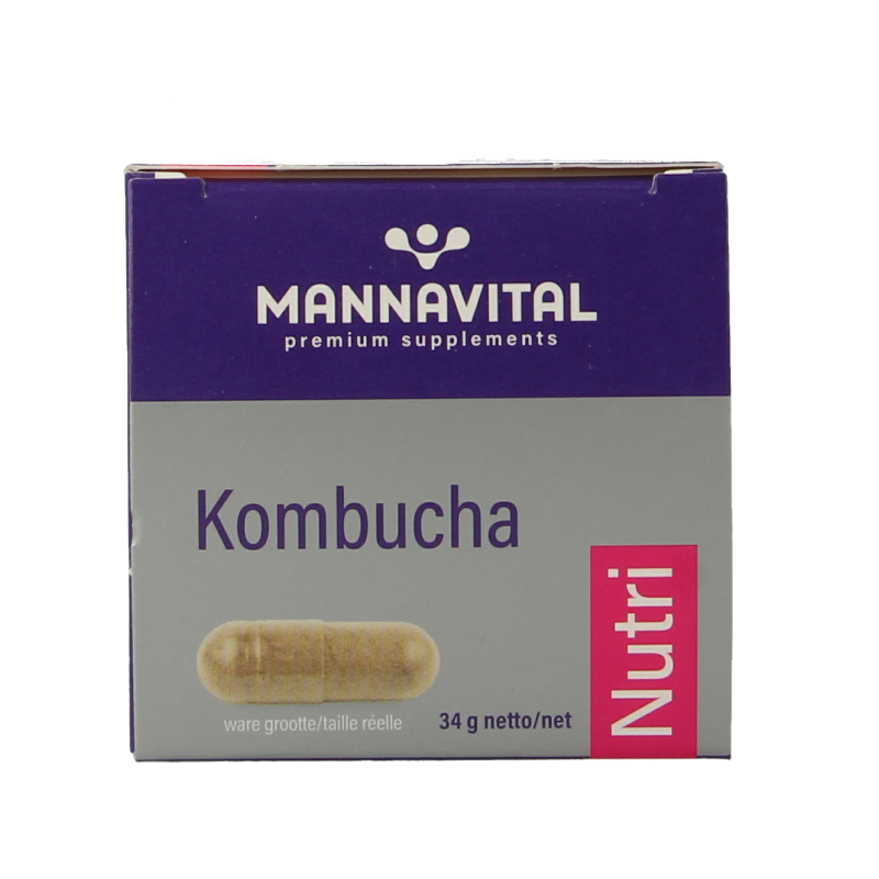 Mannavital Kombucha platinum 60 Vegetarische capsules