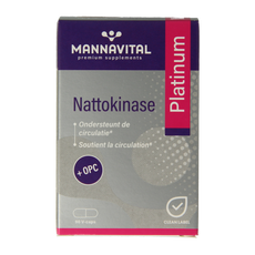 Mannavital Nattokinase platinum 90.00 Vegetarische capsules
