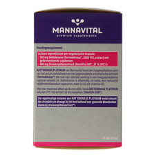 Mannavital Nattokinase platinum 90.00 Vegetarische capsules
