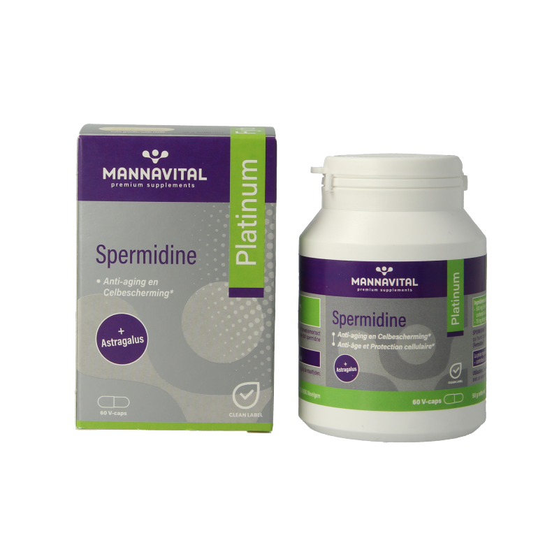 Mannavital Spermidine platinum 60 Vegetarische capsules