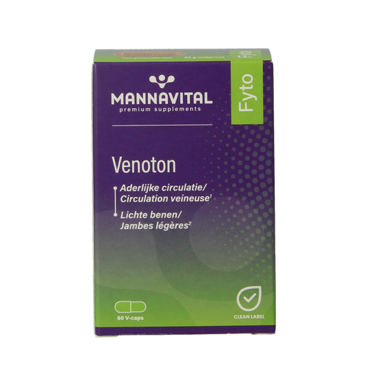 Mannavital Venoton 60 Vegetarische capsules