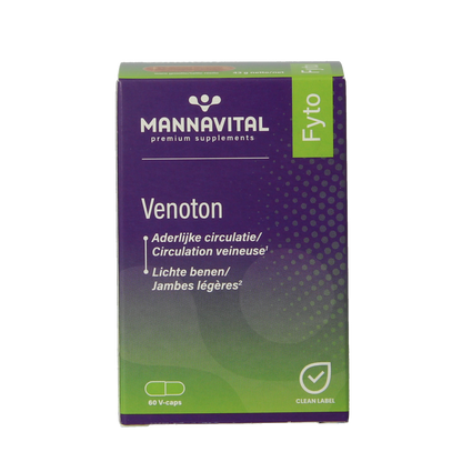 Mannavital Venoton 60.00 Vegetarische capsules