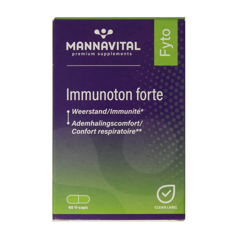 Mannavital Immunoton forte 60 Vegetarische capsules