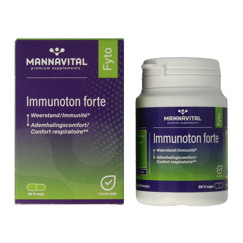 Mannavital Immunoton forte 60 Vegetarische capsules