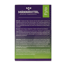 Mannavital Immunoton forte 60.00 Vegetarische capsules