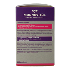 Mannavital Vitamine K2 60.00 Vegetarische capsules