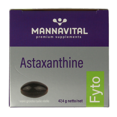Mannavital Astaxanthine platinum 60.00 Vegetarische capsules
