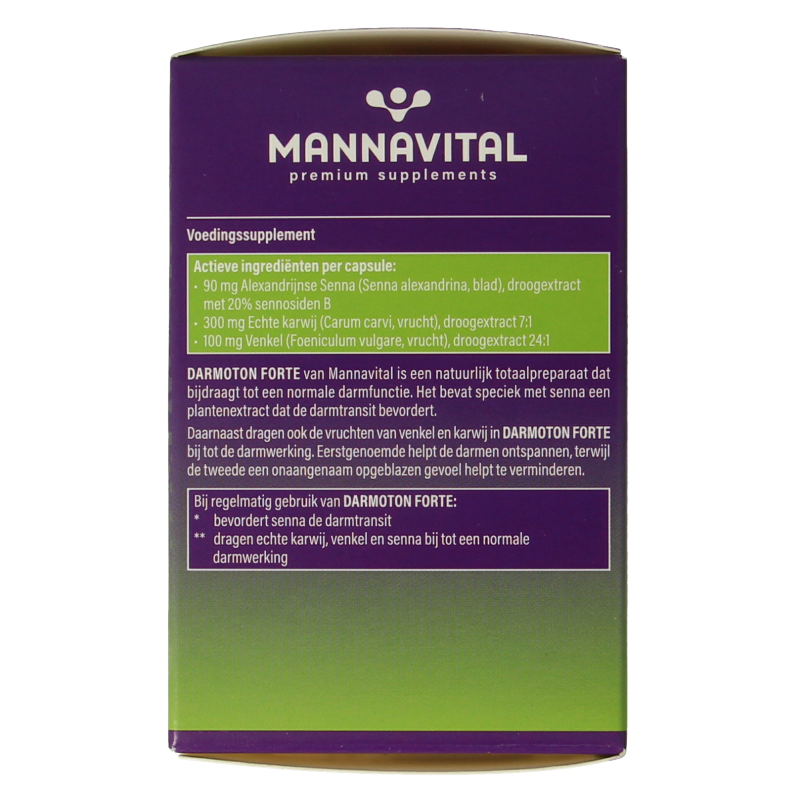 Mannavital Darmoton forte 60 Vegetarische capsules