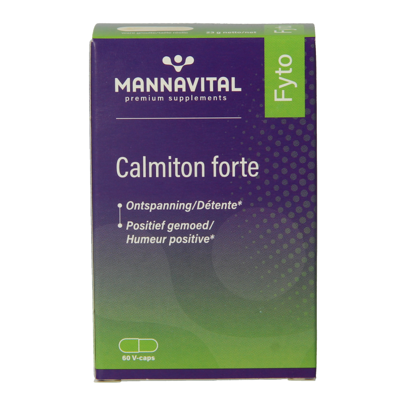 Mannavital Calmiton 60 Vegetarische capsules