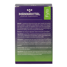 Mannavital Calmiton 60.00 Vegetarische capsules