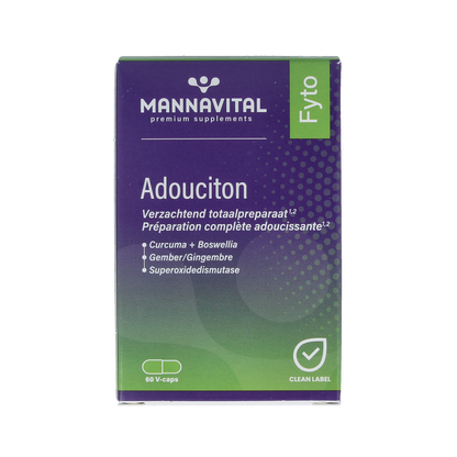Mannavital Adouciton 60.00 Vegetarische capsules