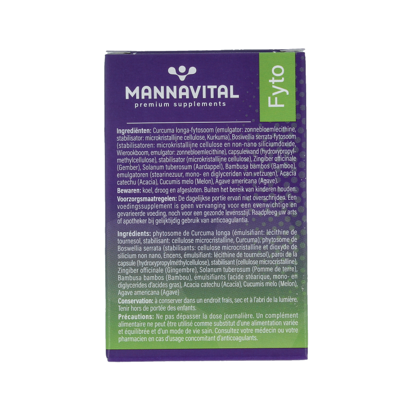 Mannavital Adouciton 60 Vegetarische capsules