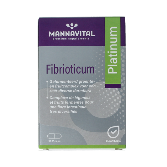 Mannavital Fibrioticum platinum 90 Vegetarische capsules