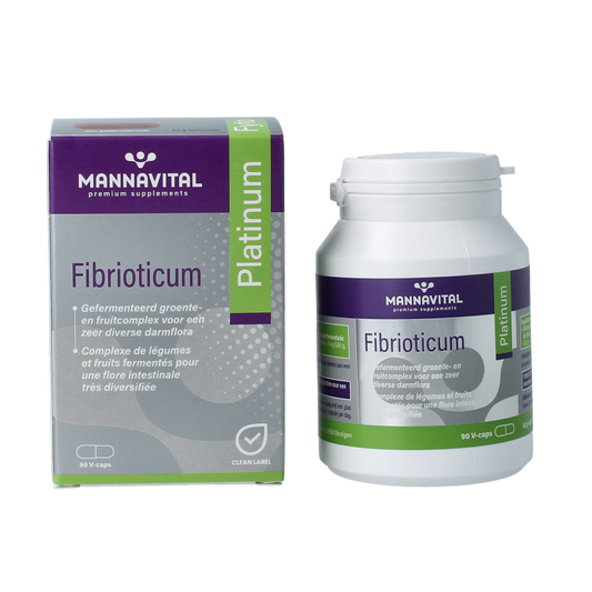 Mannavital Fibrioticum platinum 90 Vegetarische capsules