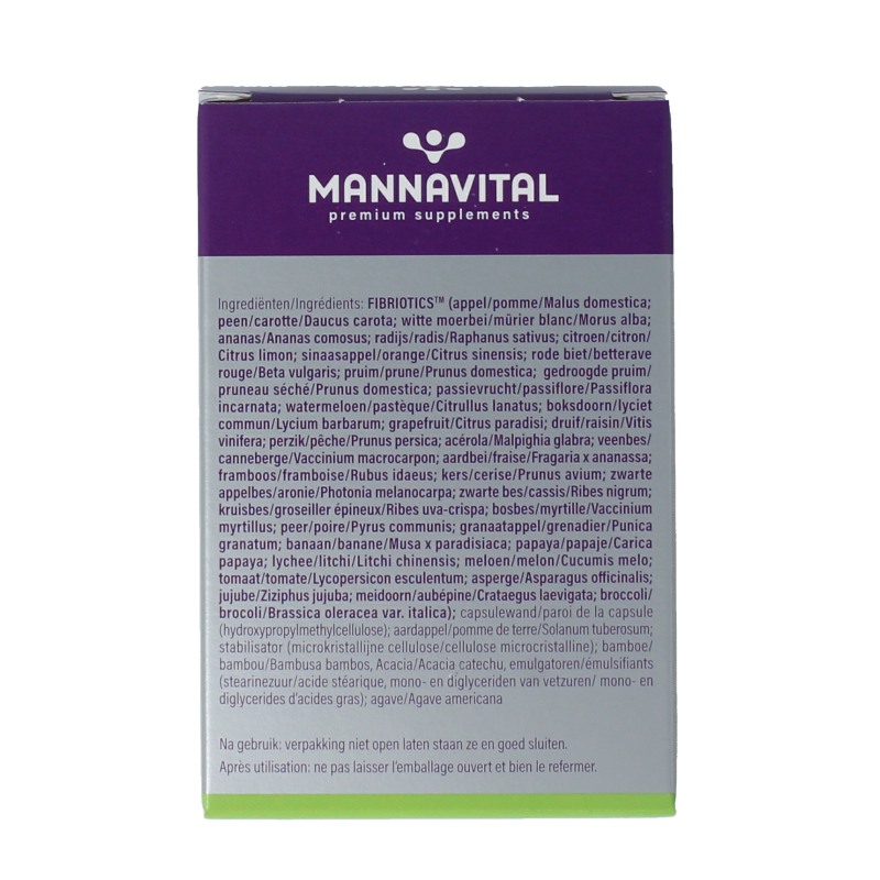 Mannavital Fibrioticum platinum 90 Vegetarische capsules