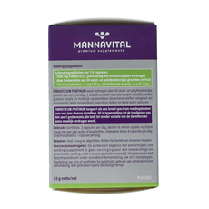 Mannavital Fibrioticum platinum 90 Vegetarische capsules