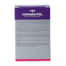 Mannavita Biotine platinum 60.00 Vegetarische capsules