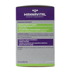 Mannavital Echinacea platinum 60.00 Vegetarische capsules