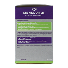 Mannavital Echinacea platinum 60.00 Vegetarische capsules