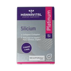 Mannavital Silicium platinum 90 Vegetarische capsules