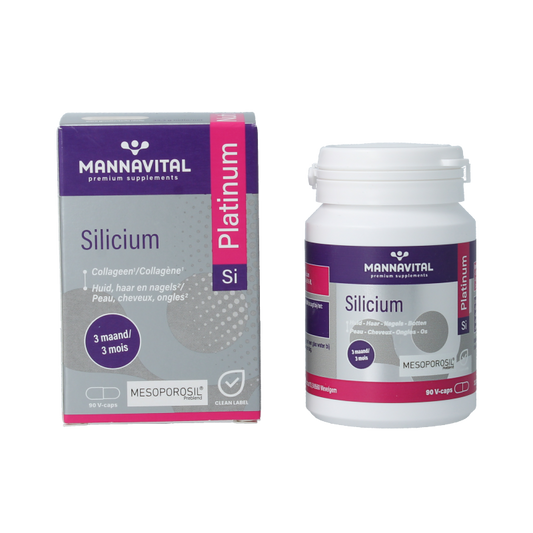 Mannavital Silicium platinum 90 Vegetarische capsules