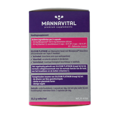 Mannavital Silicium platinum 90 Vegetarische capsules
