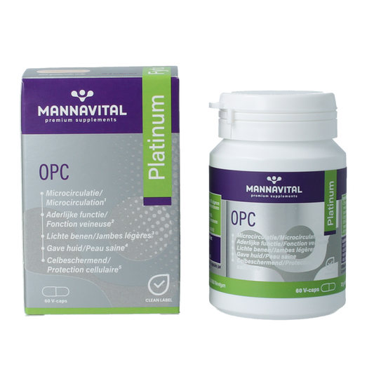 Mannavital OPC platinum 60 Vegetarische capsules