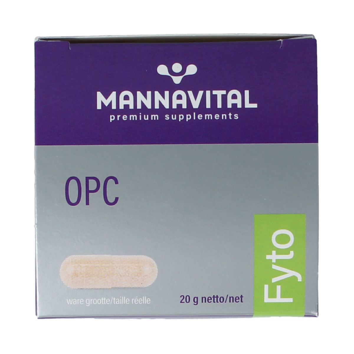 Mannavital OPC platinum 60.00 Vegetarische capsules