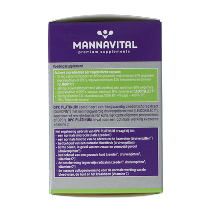 Mannavital OPC platinum 60.00 Vegetarische capsules