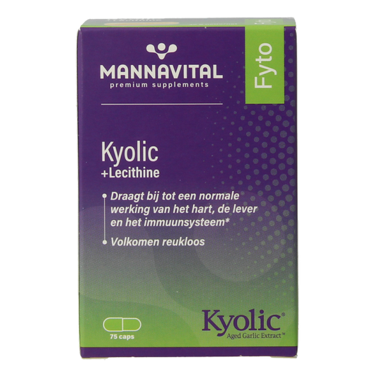 Mannavital Kyolic + lecithine 75 Capsules