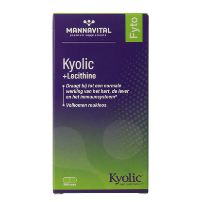 Mannavital Kyolic + lecithine 200.00 Capsules