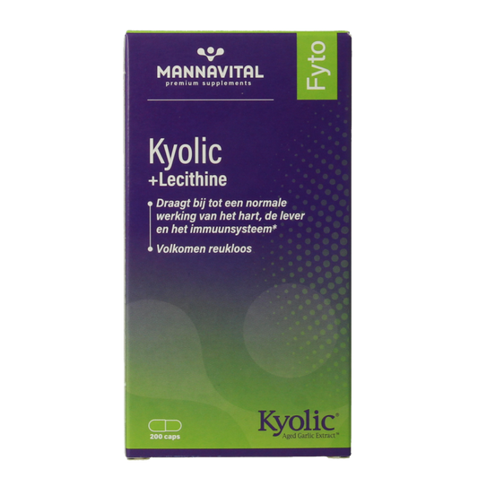 Mannavital Kyolic + lecithine 200 Capsules