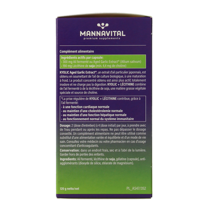Mannavital Kyolic + lecithine 200.00 Capsules