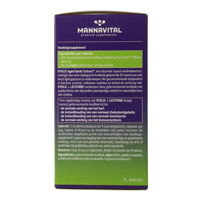 Mannavital Kyolic + lecithine 200.00 Capsules
