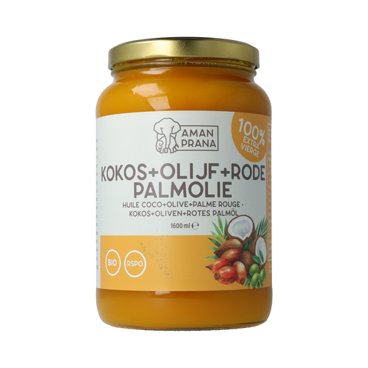 Amanprana Kokos-olijf-rode palm bio 1600.00 Milliliter