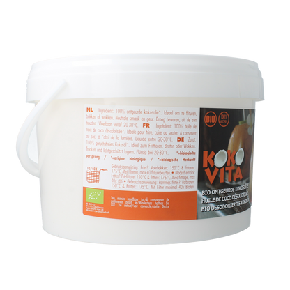 Kokovita Kokosolie geurloos bio 4150.00 Milliliter