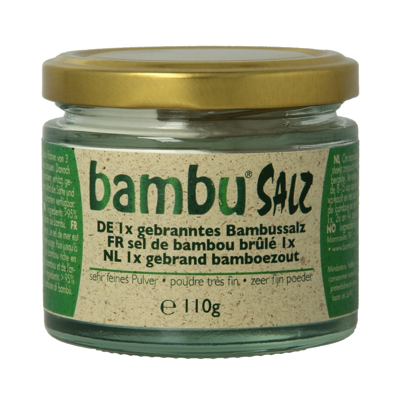 Bambu Salz Bamboezout zeer fijn 1x gebrand 110 Gram