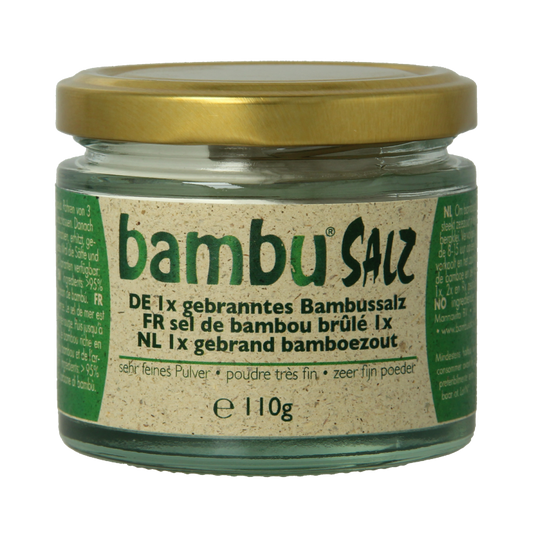Bambu Salz Bamboezout zeer fijn 1x gebrand 110 Gram