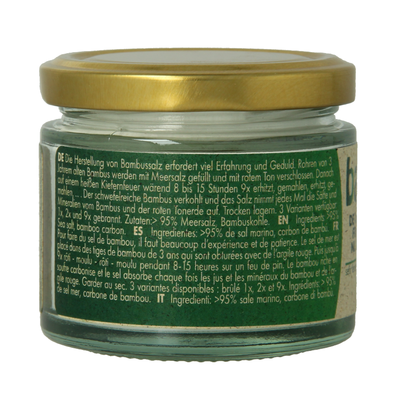 Bambu Salz Bamboezout zeer fijn 1x gebrand 110 Gram
