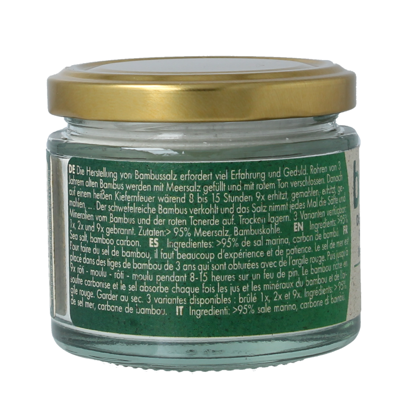 Bambu Salz Bamboezout fijn 2x gebrand 150 Gram