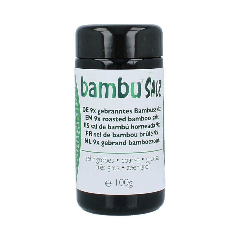 Bambu Salz Bamboezout zeer grof 9x gebrand 100 Gram