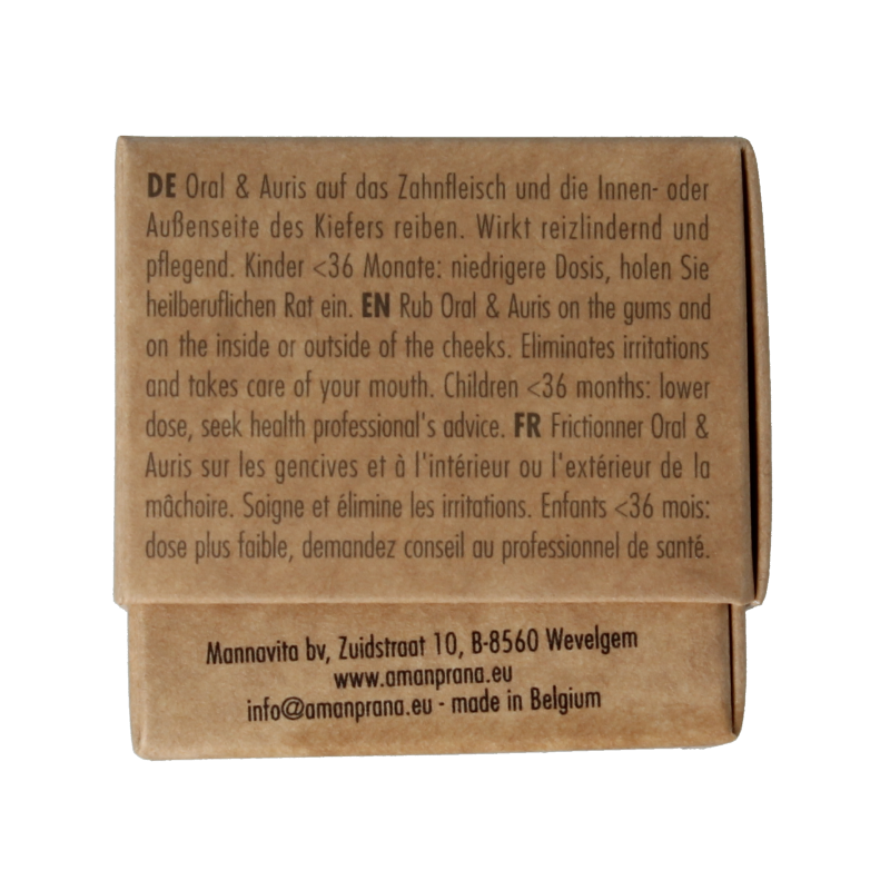 Amanprana Oral & auris tand en oor 5 Milliliter