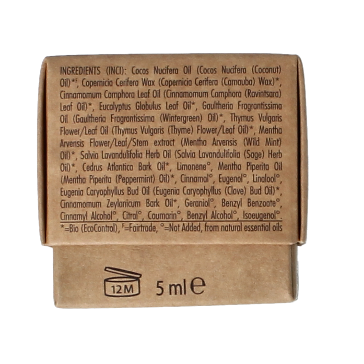 Nutribel Amanprana Rudolf ademvrij kruidenbalsem 5.00 Milliliter