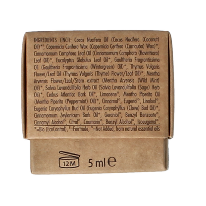 Nutribel Amanprana Rudolf ademvrij kruidenbalsem 5.00 Milliliter