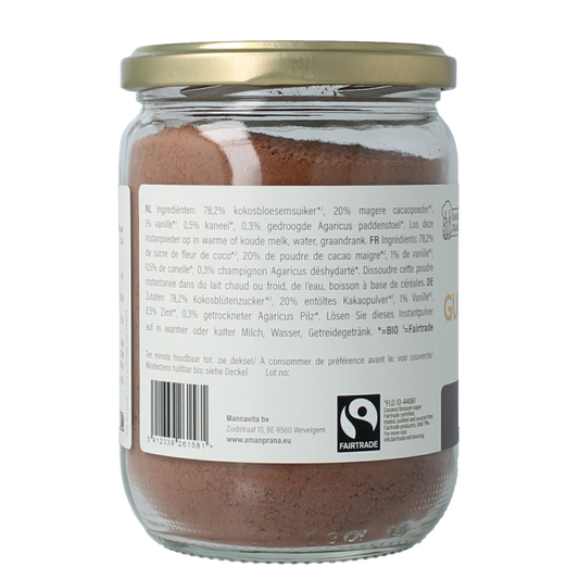 Amanprana Gula java cacao met vitamine D 390 Gram