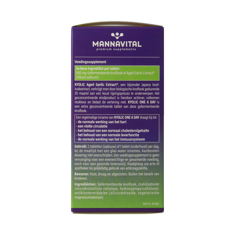 Mannavital Kyolic one a day 60 Tabletten