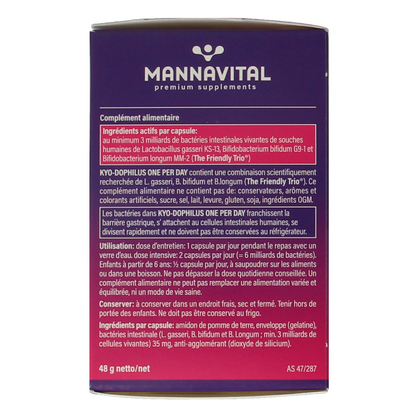 Mannavital Kyo dophilus 60.00 Capsules